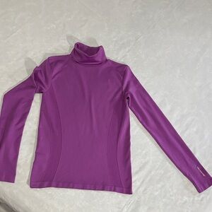 Climawear Purple Turtleneck Long Sleeve Top S
